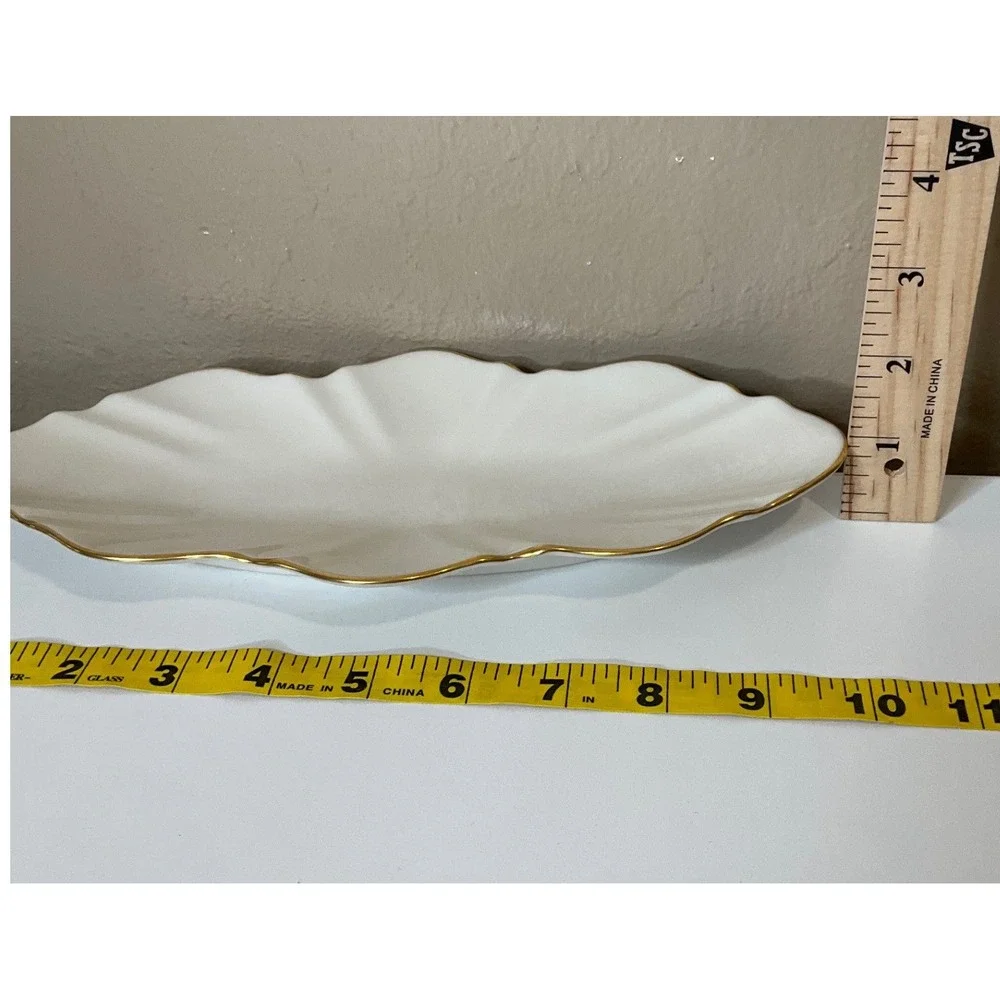 Vtintage Lenox Symphony Serving Tray 24K Gold Trimmed Fine China Porcelain MCM